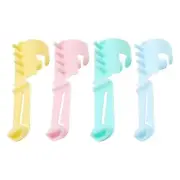 Yarn Guide Finger Holder Adjustable Crochet Rings with Thread Guide for Knitting