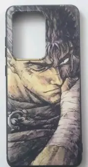 Berserk Anime Manga Phone Case Samsung S20 Ultra Guts Protective Rubber Backing