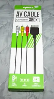 KMD 6ft AV Cable for Original Microsoft Xbox Fast Shipping