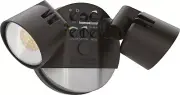 Lithonia Bronze HGX LED Floodlight 2600 lumen Dusk to Dawn + Motion Detection