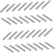 GARVALON 200pcs Stainless Steel Car Remote Key Diameter Inner Diameter Secure Key Blade Locking Parts Compatible Various Models