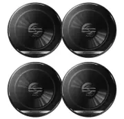 2 Pair (Qty 4) of Pioneer TS-TSG1620F 6.5" 300 Watt Max 2-Way Car Audio Speakers