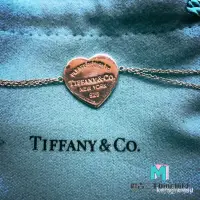 在飛比找蝦皮購物優惠-二手正品Tiffany&Co. 心形吊飾手鍊 Return 