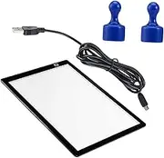 Matte Texture LED Light Box Tracing Board with USB Cable Magnets Brightness for Drawing Sketching Portable Eye Friendly Design