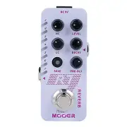Mooer R7 Digital Reverb Guitar Effects Pedal 7 reverb modes Light Purple