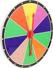 QUMIIRITY Mini Canvas for Painting Turntable DIY Fortune Prize Wheel Game Prize Wheel Party Supplies