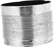 SHINEOFI 1Pc Flexible Aluminum Foil Vent Hose for Kitchen Dryer Bathroom Ducting Accessory for Home Use Easy to Connect and Install Housewarming Present