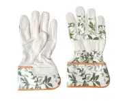 Gardening Gloves Women Soft Leather Garden Gloves Roses Thorn & Bramble Resistant Work Gloves Comfortable Breathable