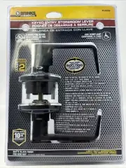 NEW Brinks Commercial Keyed Entry Storeroom Lever Matte Black Finish BC40099