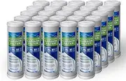 Block Activated Carbon Coconut Shell Water Filter Cartridge 5 Micron for RO & Standard 10â€ Housing WELL-MATCHED with WFPFC8002, WFPFC9001, WHCF-WHWC, WHEF-WHWC, FXWTC, SCWH-5 (25 Pack)