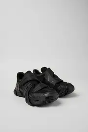 Tormenta Black Textile Sneakers