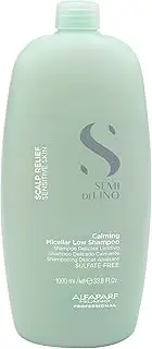 Alfaparf Milano Semi di Lino Scalp Calming Low Shampoo - Restores Natural Scalp and Hair Balance - Probiotics Blend and Antioxidant Formula - 33.8 oz