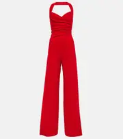 [Norma Kamali] Norma Kamali Cayla halterneck bodysuit AU 14 red