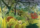H.Rousseau - Surprised - Huge A0 size Modern Canvas Art Print Poster Unframed