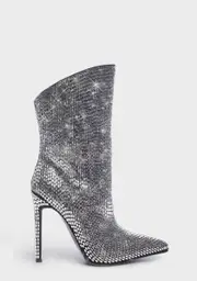 [AZALEA WANG] Jadia Heeled Sparkle Boots