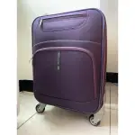 MISTY LEATHER紫色布面軟殼行李箱 萬向輪 台灣製造