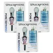3x Spascriptions Pore Refining Gel Face Mask Aloe Vera and Tea Tree 150ml