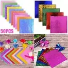 50Pcs 15cm Square Origami Paper Multicolor Handmade Cardstock Paper Origami