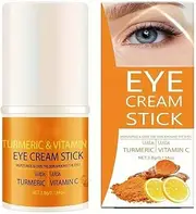 Turmeric & Vitamin C Eye Cream Stick, 3.8g, Firming and Brightening Under Eye Cream, Moisturising Formula