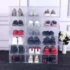 Acrylic Transparent Shoe Box Storage Box Plastic Basketball Shoe Cabinet Shoe Co