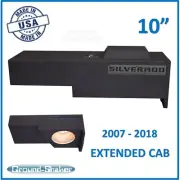 Chevy Silverado Extended / Double Cab 10" Single Sub Box Sub Woofer Enclosure