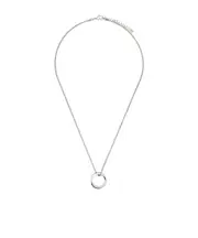 Year of the Snake necklace One size White