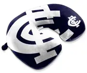 Carlton Blues AFL Team Logo U-Shaped Travel Pillow