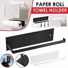 Self Adhesive Paper Towel Holder Rack Under Kitchen Cabinet Shelf Organizer Rack
