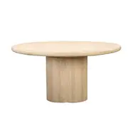[James Lane] Maja Round Mango Wood Dining Table
