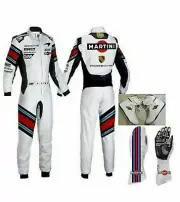 MARTINI GO KART RACE SUIT CIK/FIA LEVEL 2 APPROVED WITH SHOES & GLOVES