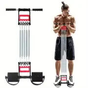 NNETM 1pc Multifunctional Spring Pedal Puller - Adjustable Fitness Tensioner(Black)