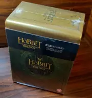 The Hobbit Trilogy Extended 4K Steelbook Collection (U.K IMPORT)-NEW-Free S&H