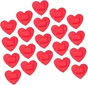 Kisangel 30 Sheets Heart Shape Patches Absorbent Pad Non Stick Care Red Practical