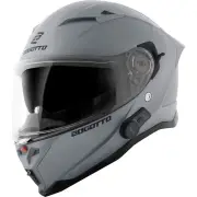 H153 BT Grey Bluetooth Helmet