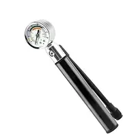 Derwrtup Sports Ball Pump - Aluminum Alloy Bicycles Tire Pump Tire Pressure Gauge - Portable Inflator Pump, High Pressure Air Pump for Road Bikes