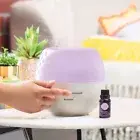 BRAND NEW SCENTSY FLUER GRAY DELUXE DIFFUSER W/FLOWER PATTERN, DIFFUSER ONLY