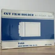 [UNUSED UNOPENED BOX 2pcs] TOYO 4x5 Cut Film Holder Back Large Format G 8055