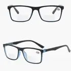Square Bifocal Reading Glasses Comfortable Readers 1.0 1.5 2.0 2.5 3.0 3.5 B