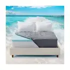 SLEEP ZONE Memory Foam Mattress Topper, Cooling Mattress Cover With 2 Inch Ge...