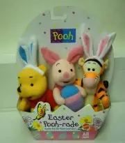 #5255 NRFB Mattel Target Pooh & Friends Easter Pooh-rade Bean Bag Plush