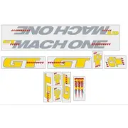 GT - 1990 Mach One - For Black and Blue frame decal set - Old school bmx