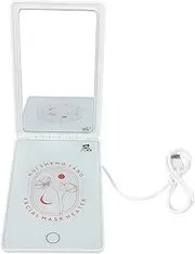 GANAZONO Face Mask Heater Portable Sheet Mask Warmer Mirror Power for Home Beauty Care