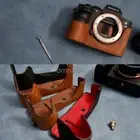 Cowhide Camera Case Neck Belt For Sony A7M4 A1 A7S3 A9 A7M3 A7R4 A7R5 A6400 A7R2