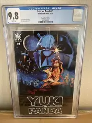Yuki vs. Panda #1 TCM Star Wars Homage A.L. Jones Variant CGC 9.8