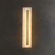 Marble Wall Lamp Modern Wall Sconce LED 18W Wall Lights, Light Luxury Wall Mount Lighting Creative Decorative Wall Lamp Brass Lamp Body Fittings, for Bedroom Living Room Hallway Cafe