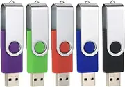 Bulk/Lot 5pcs 128MB-64GB U Disk USB Memory Stick Flash Drive Store Thumb Promotional Gift (5X 16GB)