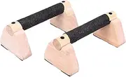 Push up Bars for Men - Parallettes Bars Push up Handles for Floor | 2X Workout Equipment, Home Gym Accessories with Wooden Grips for Strength Training, Calisthenics