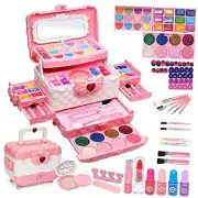 Kids Makeup Kit for Girl - Toys for Girls Washable Make Up pink toys for girls