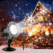 Christmas Decorations,Upgrade LED Christmas Snowflake Projector Lights Outdoo...