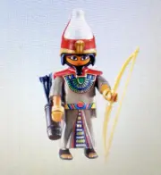 EGYPTIAN PHARAOH with BOW & ARROWS,PLAYMOBIL #6489,NEW IN BAG
